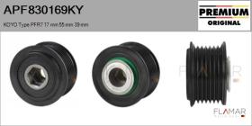KOYO APF830169KY - POLEAS NUEVO ORIG. KOYO Type PFR7 17,00 mm 55,00 mm 39,00 mm