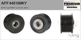 KOYO APF440169KY - POLEAS NUEVO ORIG. KOYO Type PFR8 17,00 mm 57,00 mm 39,00 mm