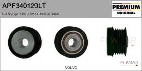 LITENS APF340129LT - POLEAS NUEVO ORIG. LITENS Type PFR6 17,00 mm 51,30 mm 39,90