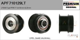 LITENS APF710129LT - POLEAS NUEVO ORIG. LITENS Type PFR6 17,00 mm 54,00 mm 42,20
