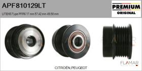 LITENS APF810129LT - POLEAS NUEVO ORIG. LITENS Type PFR6 17,00 mm 57,42 mm 49,50