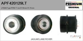 LITENS APF420129LT - POLEAS NUEVO ORIG. LITENS Type PFR6 17,00 mm 57,50 mm 51,70