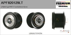 LITENS APF820129LT - POLEAS NUEVO ORIG. LITENS Type PFR7 17,00 mm 52,50 mm 52,00