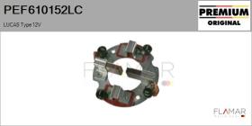 LUCAS PEF610152LC - PORTA ESCOB. NUEVO ORIG. LUCAS Type 12V