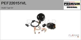 VALEO PEF220151VL - PORTA ESCOB. NUEVO ORIG. VALEO Type 12V