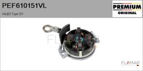 VALEO PEF610151VL - PORTA ESCOB. NUEVO ORIG. VALEO Type 12V