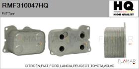 HQ RMF310047HQ - Radiador Aceite Motor FIAT