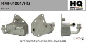 HQ RMF610047HQ - Radiador Aceite Motor FIAT