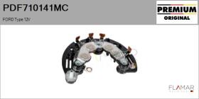 MOTORCRAFT PDF710141MC - RECTIFIC. NUEVO ORIG. FORD Type 12V