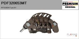 MITSUBISHI PDF320653MT - RECTIFIC. NUEVO ORIG. MITSUBISHI Type 24V