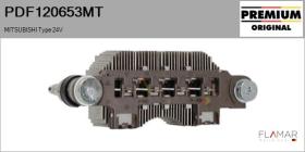 MITSUBISHI PDF120653MT - RECTIFIC. NUEVO ORIG. MITSUBISHI Type 24V