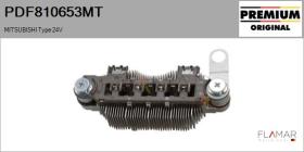 MITSUBISHI PDF810653MT - RECTIFIC. NUEVO ORIG. MITSUBISHI Type 24V