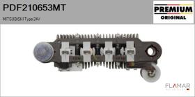 MITSUBISHI PDF210653MT - RECTIFIC. NUEVO ORIG. MITSUBISHI Type 24V