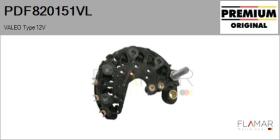 VALEO PDF820151VL - RECTIFIC. NUEVO ORIG. VALEO Type 12V
