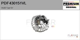 VALEO PDF430151VL - RECTIFIC. NUEVO ORIG. VALEO Type 12V