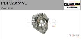 VALEO PDF920151VL - RECTIFIC. NUEVO ORIG. VALEO Type 12V