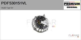 VALEO PDF530151VL - RECTIFIC. NUEVO ORIG. VALEO Type 12V