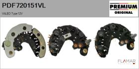 VALEO PDF720151VL - RECTIFIC. NUEVO ORIG. VALEO Type 12V