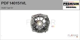 VALEO PDF140151VL - RECTIFIC. NUEVO ORIG. VALEO Type 12V