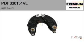 VALEO PDF330151VL - RECTIFIC. NUEVO ORIG. VALEO Type 12V
