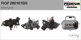 BOSCH RGF280101BS - REGULADOR ALTERNADOR