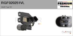 VALEO RGF020251VL - REGULADOR ALTERNADOR