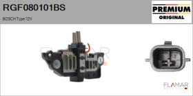 BOSCH RGF080101BS - REGULADOR ALTERNADOR