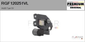 VALEO RGF120251VL - REGULADOR ALTERNADOR