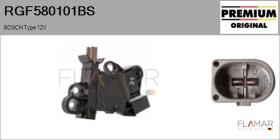 BOSCH RGF580101BS - REGULADOR ALTERNADOR