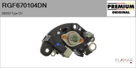 DENSO RGF670104DN - Regulador DENSO Type 12V