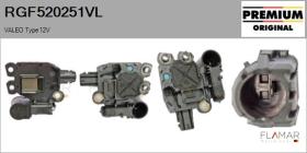 VALEO RGF520251VL - Regulador VALEO Type 12V