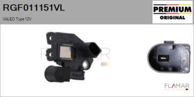 VALEO RGF011151VL - REGUL. NUEVO ORIG. VALEO Type 12V