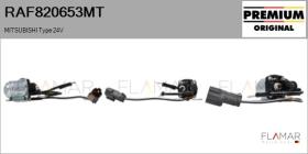 MITSUBISHI RAF820653MT - RELE AUXILIAR
