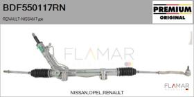 RENAULT NISSAN BDF550117RN - RENAULT Type