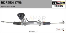 RENAULT NISSAN BDF250117RN - RENAULT Type