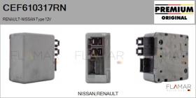 RENAULT NISSAN CEF610317RN - RENAULT Type 12V