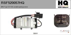 HQ RSF520057HQ - Resistencia en serie, electromotor de ventilador BMW Type 12
