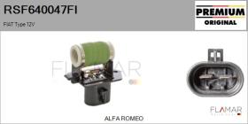 FIAT RSF640047FI - Resistencia en serie, electromotor de ventilador FIAT Type 1