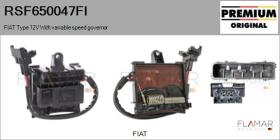 FIAT RSF650047FI - Resistencia en serie, electromotor de ventilador FIAT Type 1