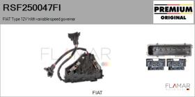 FIAT RSF250047FI - Resistencia en serie, electromotor de ventilador FIAT Type 1