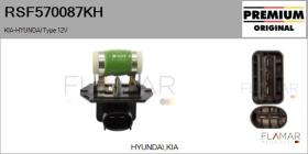 HYUNDAI-KIA RSF570087KH - Resistencia en serie, electromotor de ventilador HYUNDAI Typ