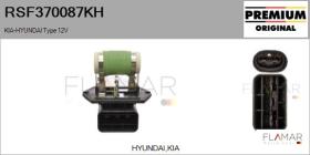 HYUNDAI-KIA RSF370087KH - Resistencia en serie, electromotor de ventilador HYUNDAI Typ