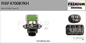 HYUNDAI-KIA RSF470087KH - Resistencia en serie, electromotor de ventilador HYUNDAI Typ