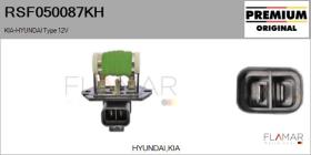 HYUNDAI-KIA RSF050087KH - Resistencia en serie, electromotor de ventilador HYUNDAI Typ