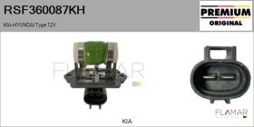 HYUNDAI-KIA RSF360087KH - Resistencia en serie, electromotor de ventilador HYUNDAI Typ