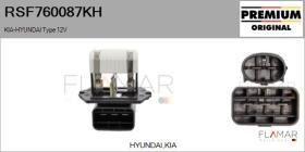 HYUNDAI-KIA RSF760087KH - Resistencia en serie, electromotor de ventilador HYUNDAI Typ