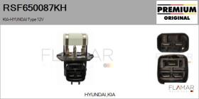 HYUNDAI-KIA RSF650087KH - Resistencia en serie, electromotor de ventilador HYUNDAI Typ