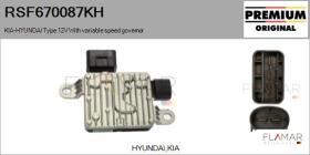 HYUNDAI-KIA RSF670087KH - Resistencia en serie, electromotor de ventilador HYUNDAI Typ