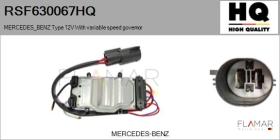 HQ RSF630067HQ - Resistencia en serie, electromotor de ventilador MERCEDES Ty