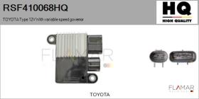 HQ RSF410068HQ - Resistencia en serie, electromotor de ventilador TOYOTA Type